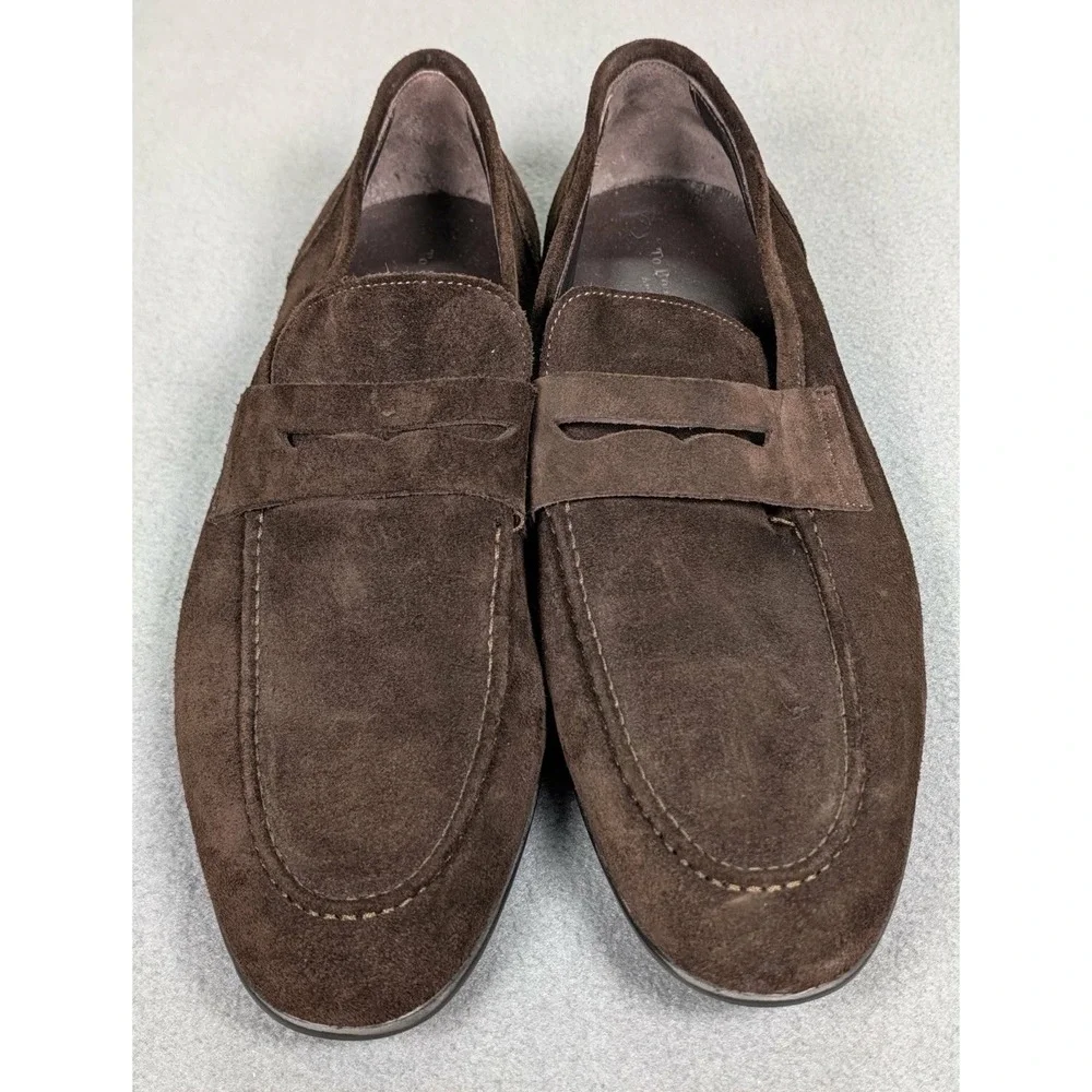 To Boot New York Ontario Brown Suede Penny Loafer Mens Sz 13 M Preppy Italy